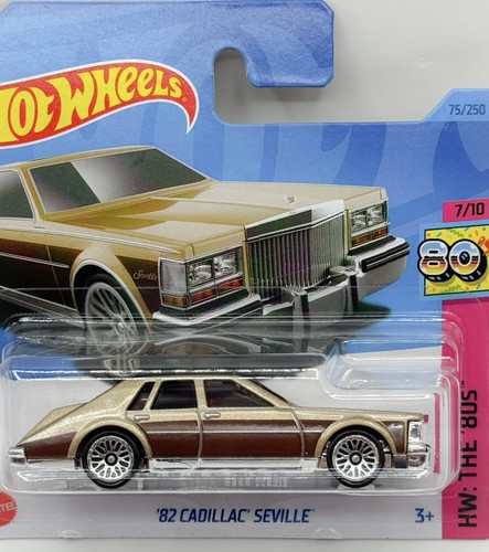 Hot Wheels 82 Cadillac Seville 75/250 HW The 80s 7/10 2023 Gold HKG85 - Picture 2 of 4