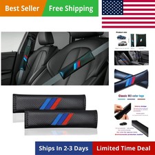 Car M 3 Color Seat Belt Cover Carbon Fiber Texture Car Seat Belt Pad Cover So... Car M 3 Color Seat Belt Cover Carbon Fiber Texture Car Seat Belt Pad Cover So...