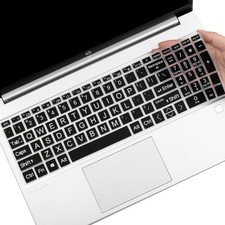 Large Letter Print Keyboard Cover for HP 17.3 Laptop 17z 17t 17-cn 17-cp Seri...