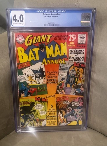 Batman Annual #4 (DC Comics Winter 1962-1963) CGC Graded 4.0