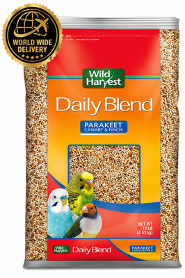 Daily Blend Nutrition Diet Bird Food 10 lb Parakeet Canary Finch Feed