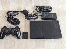 Sony PlayStation 2 Slim Console  - Black - Tested And Working.