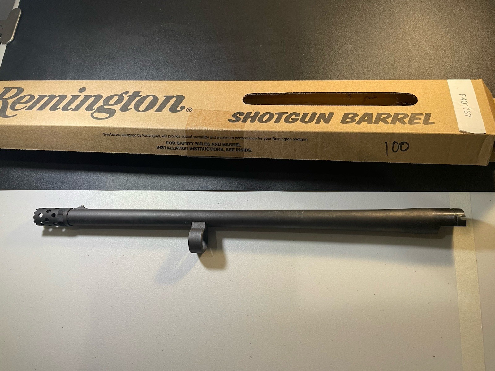REMINGTON 870 12 GA 18.5" BARREL EXP RC BS (F401767) With Tactical Choke