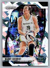 Maddy Siegrist 2024 Panini Prizm WNBA #94 Ice Prizms Dallas Wings