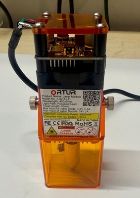 Ortur LU2-4-LF 24V 5.5W Laser Module - Long Focus for Precision Cutting