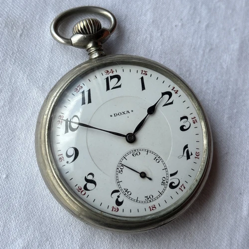 DOXA Vintage Pocket Watch 15 Jewels working well, antique watch