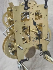 Restored Seth Thomas 89AL Clock Movement Rebuilt w/key pendulum hands