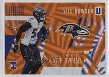 2017 Panini Unparalleled Class of Rookie Orange 71/99 Tyus Bowser #281 12bz
