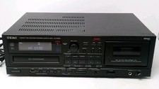 Teac AD-RW900 CD Recorder/Reverse Cassette Deck Black READ 