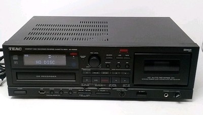 TEAC AD-RW900 CD Recorder With Cassette Deck and USB Port - Black