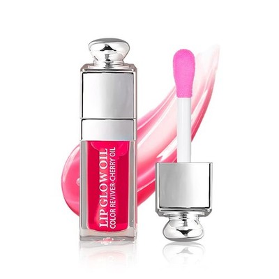 GECOMO Hydrating Lip Glow Oil, Lip Oil Gloss Transparent Toot Tinted Nourishing