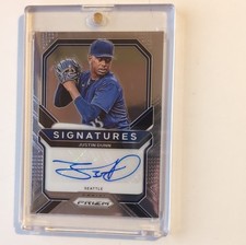 Panini 2021 Prizm Signatures Justin Dunn #SIG-JD Mariners Autograph Insert