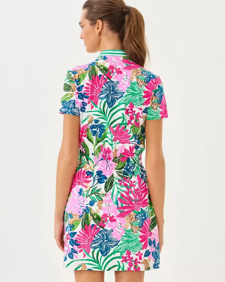 Lilly Pulitzer UPF 50+ Luxletic Love Active Dress  Multi Endless Summe Full Size - Image 2 of 4