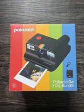 Polaroid Go Instant Camera +Clip Bundle Generation 2 Black - Brand New