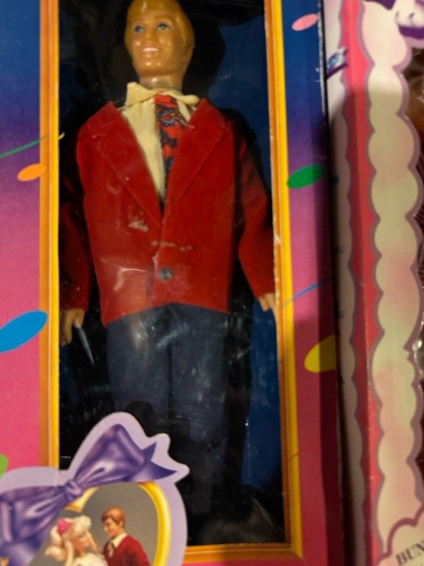 Judith Corp Mommy to Be and  Daddy to Be dolls in box