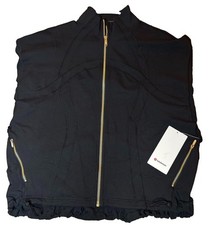 NWT Lululemon Define Relaxed-Fit Jacket Luon SNCP Size 8 black gold zipper