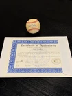 Bob Feller Signed Baseball with COA
