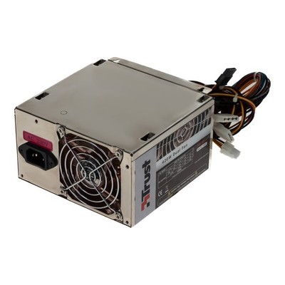 TRUST 15316 420W Dual Fan PSU ATX Netzteil 20+4 Pin ATX12V 4 Pin