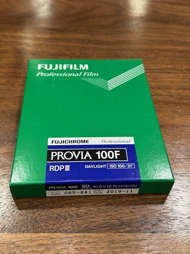 Fuji Fujifilm Provia 100F 4x5 Film 20 Sheets -Unopened, Exp. 2019 | eBay
