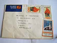 South Africa 1979 includes golden jubilee token stamp, Rare cover...8-0