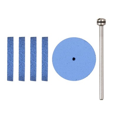PROXXON No.26294 Silicone Buffs 5pcs Disc 21mm 180 Grit 2.35mm Shaft Polishing