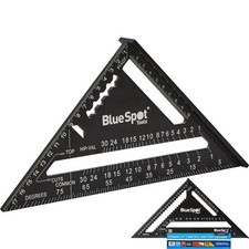 BlueSpot 12" Square Aluminium Roofing Rafter Tri-square Mitre Saw Guide 150mm