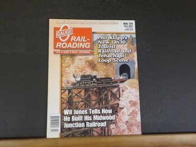 Spur O Eisenbahn #179 2001 April Sonderausgabe zum Anlagenbau