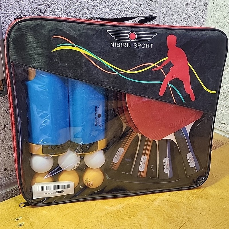 Nibiru Sport Professional Ping Pong Paddle Set for 4 Table Tennis Blade