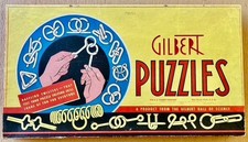 A. C. Gilbert No. 1032 "Gilbert Puzzles" in Original Box: Two in One