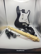 Fender Stratocaster Rockband Wireless Gitarre + Dongle Mikrofon Playstation 3
