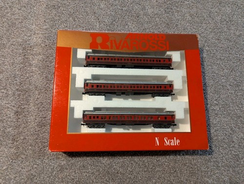 Arnold Rivarossi Tren Escala N Coche de Pasajeros Caja Set 0564 Gulf Mobile C. Ohio | Condition: Used
