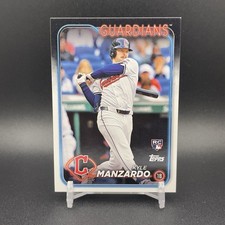 Kyle Manzardo 2024 Topps Update Series Baseball #US262 Cleveland Guardians RC