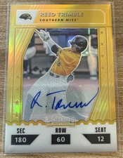 2021 Panini Elite Extra Edition Baseball Reed Trimble GoldAutograph /10  #CTO-RT