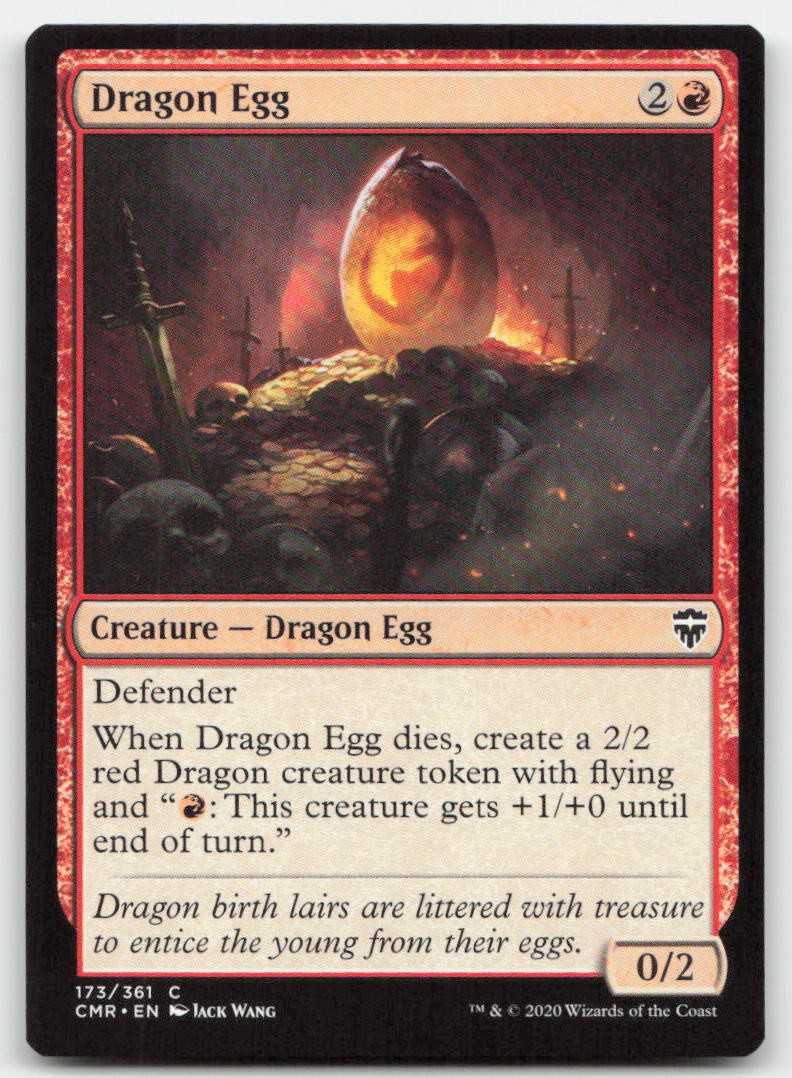 Dragon Egg 173 CMR Commander Legends Magic MTG NM