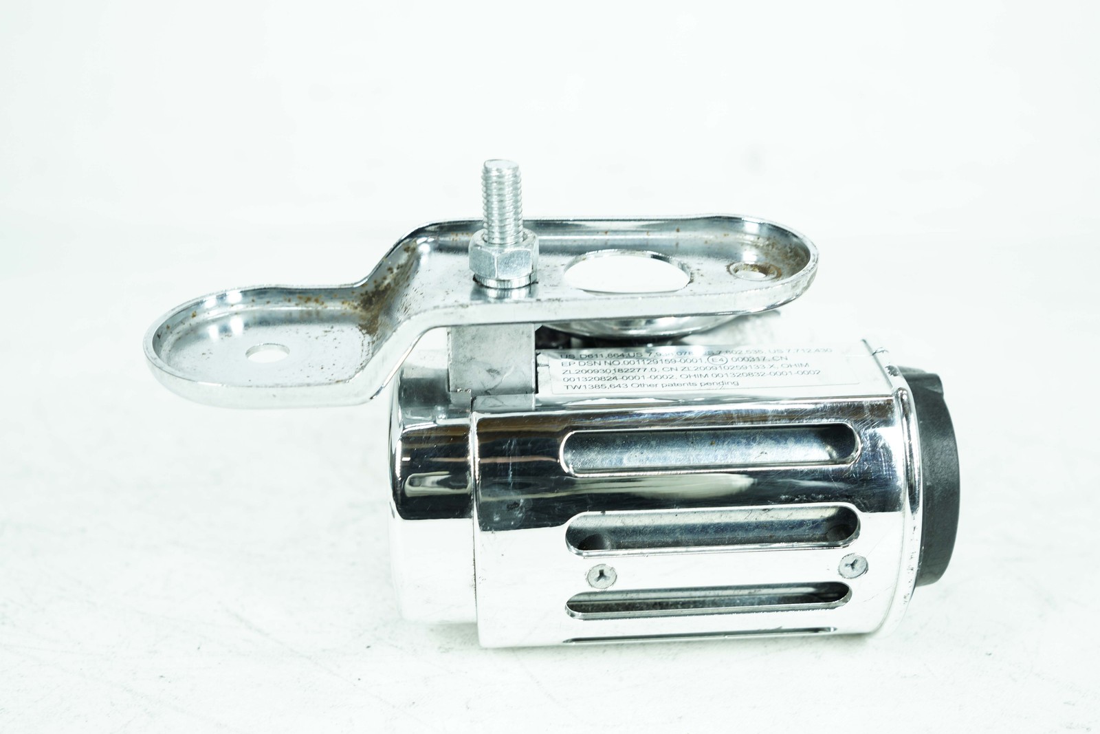 1995 Harley Touring Road King Air Horn Signal Klaxon Chrome Cover Wolo Bad Boy