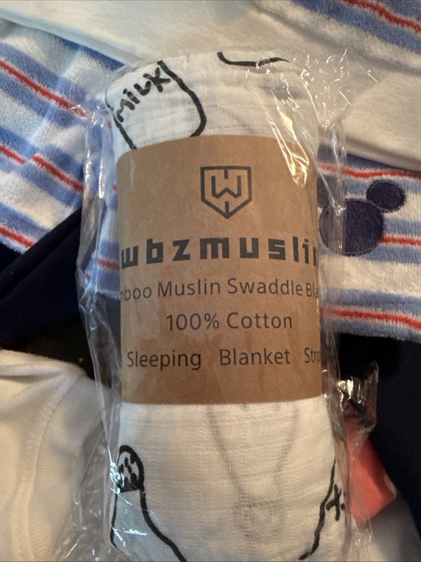 Wbzmuslin Bamboo Baby Swaddle