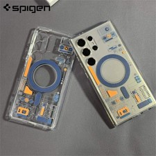 Transparent Magnetic Case for Samsung Galaxy S25/S24/S23/S22 - Anti-Scratch