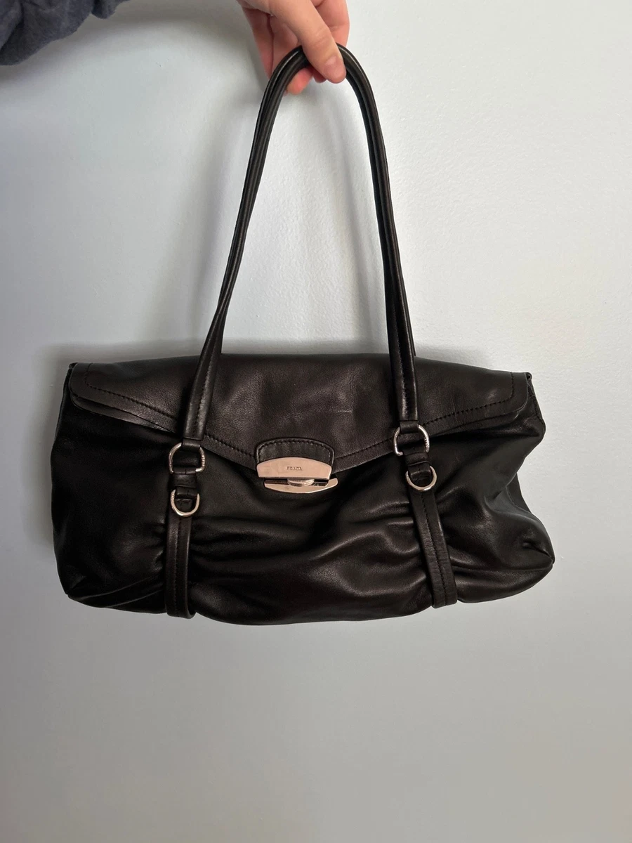 PRADA Zip Leather Exterior Bags & Handbags for Women for sale | eBay