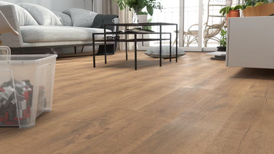 Laminat 2,47m² BoDomo Pune Oak Vintage 7508 inkl.4cm Sockelleiste & PE-Dämmung