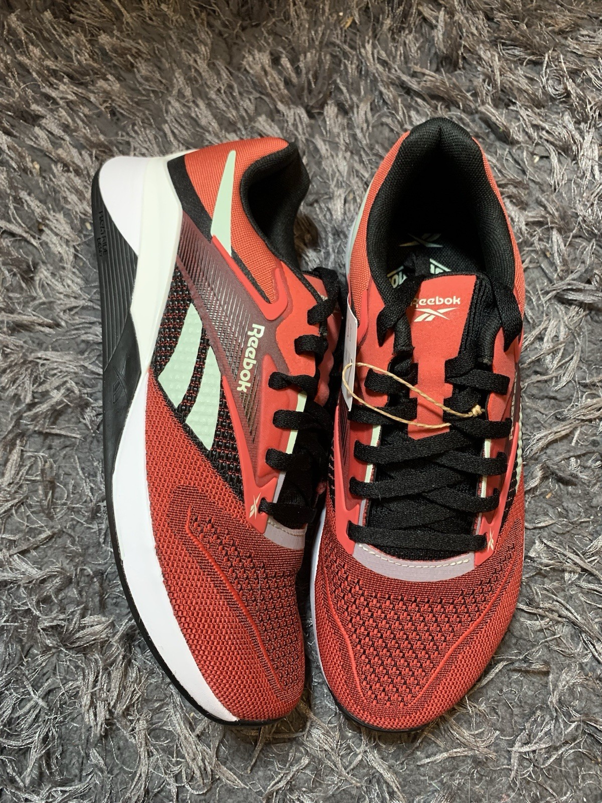 Reebok Nano X4 Justin Fields Cross Training Gym Shoes  Red Grey White Size 7.5 image 5