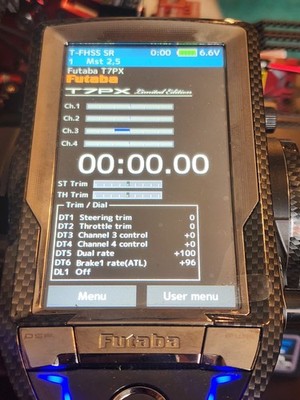 Futaba t7px le limited edition used, w extras