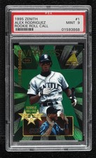 1995 Pinnacle Zenith Edition Rookie Roll Call Alex Rodriguez #1 PSA 9 MINT 2jg