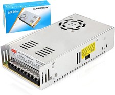 12V 30A 360W Power Supply AC 110V/220V to DC 12V Universal Regulated