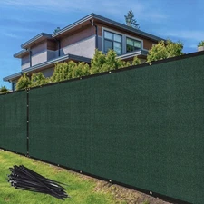 8'x50' Fence Privacy Screen Windscreen HDPE Mesh Shade Cover Garden Yard