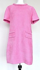 Eliza J Pink Tweed Style Dress Braid Detail Retail $158 Size 16