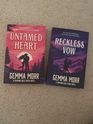 Untamed Heart & Reckless Vow By Gemma Morr The Works Sprayed Edge Exclusive