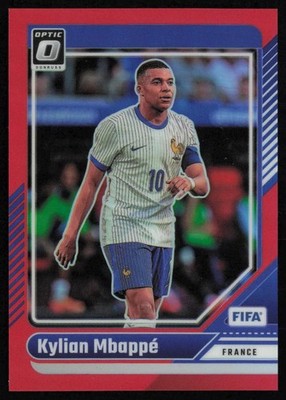 2024-25 Panini Donruss Kylian Mbappe Red Optic /299 France #100