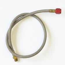 NOS Brand Nitrous Oxide Systems 24" Fuel GAS  Line  #4 to Threaded NEW Old stock