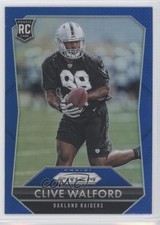 2015 Panini Prizm Rookies Blue Prizm Clive Walford #217 i2k
