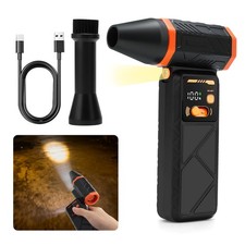 Electric Compressed Air Duster 130000RPM Mini Turbo Fan for PC Keyboard Car Home